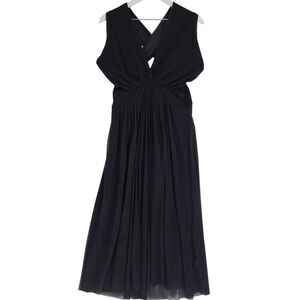 Fuzzi Mesh Halter Midi Dress XXL